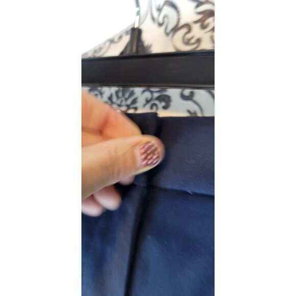 Tommy Hilfiger Dress Pants Navy Blue Womens Size 6 Tapered High Rise - Picture 4 of 16
